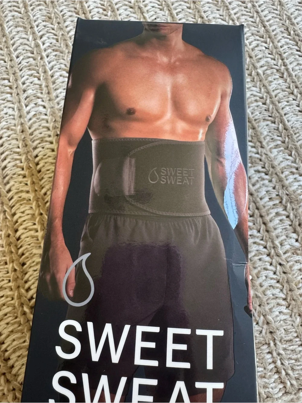 Sweet Sweat Waist Trimmer, by Sports Research - Matte Black - XL